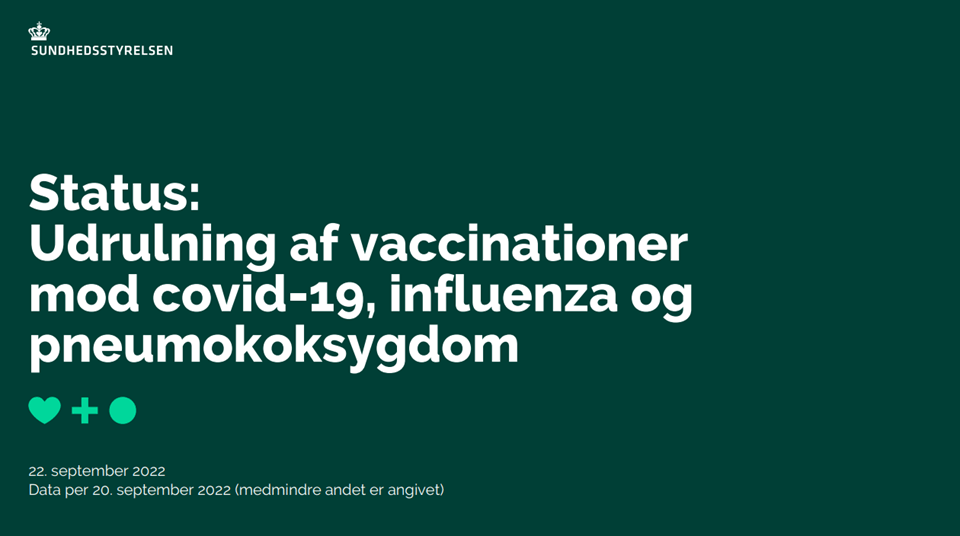 Udrulning af vaccinationer mod covid-19 influenza og pneumokok­sygdom
