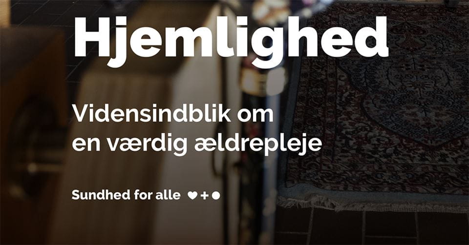 Forside vidensindblik om hjemlighed